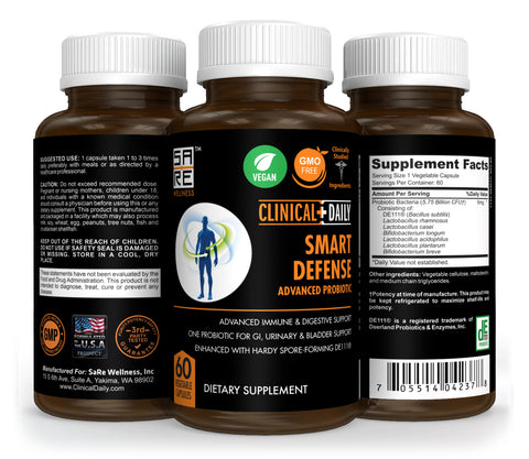 Image of CLINICAL DAILY Smart Defense Mega Spore Probiotic