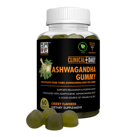 Image of CLINICAL DAILY Ashwagandha Gummies for Women and Men