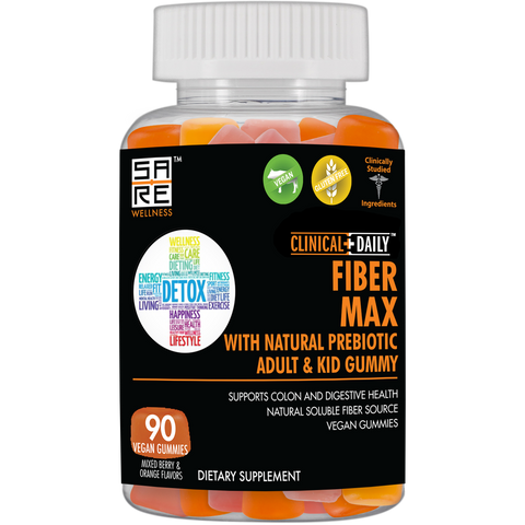 Image of CLINICAL DAILY Regular Cleanse Vegan Fiber Max Gummy from CLINICAL DAILY by SaRe Wellness