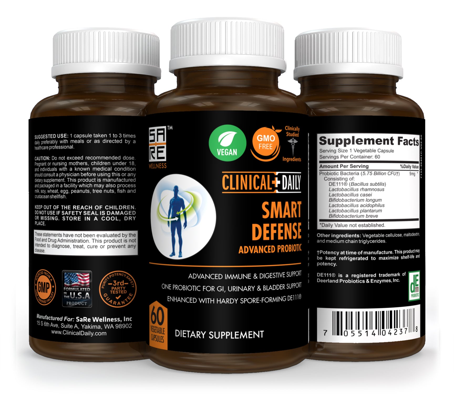 CLINICAL DAILY Smart Defense Mega Spore Probiotic