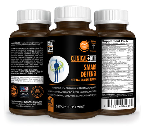Image of CLINICAL DAILY Smart Defense Herbal Immune Support Supplement