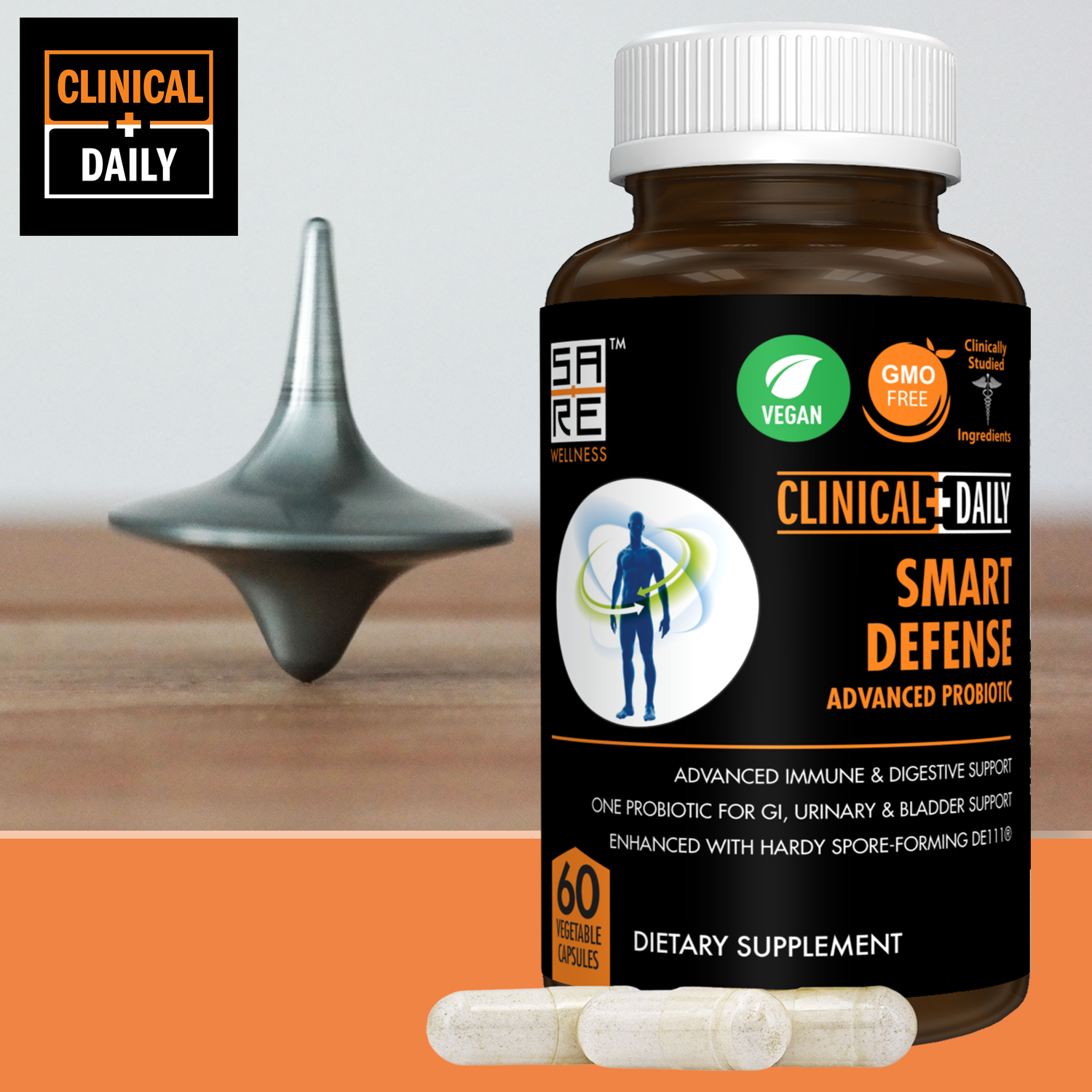 CLINICAL DAILY Smart Defense Mega Spore Probiotic