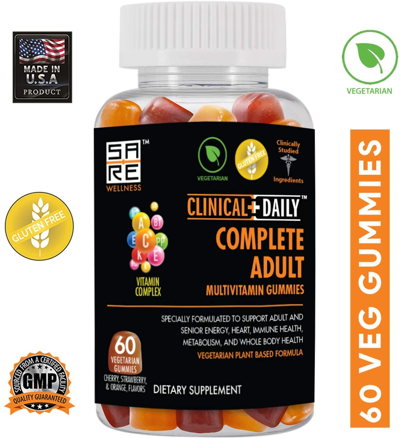 CLINICAL DAILY COMPLETE Adult Daily Multivitamin Gummy from CLINICAL DAILY by SaRe Wellness