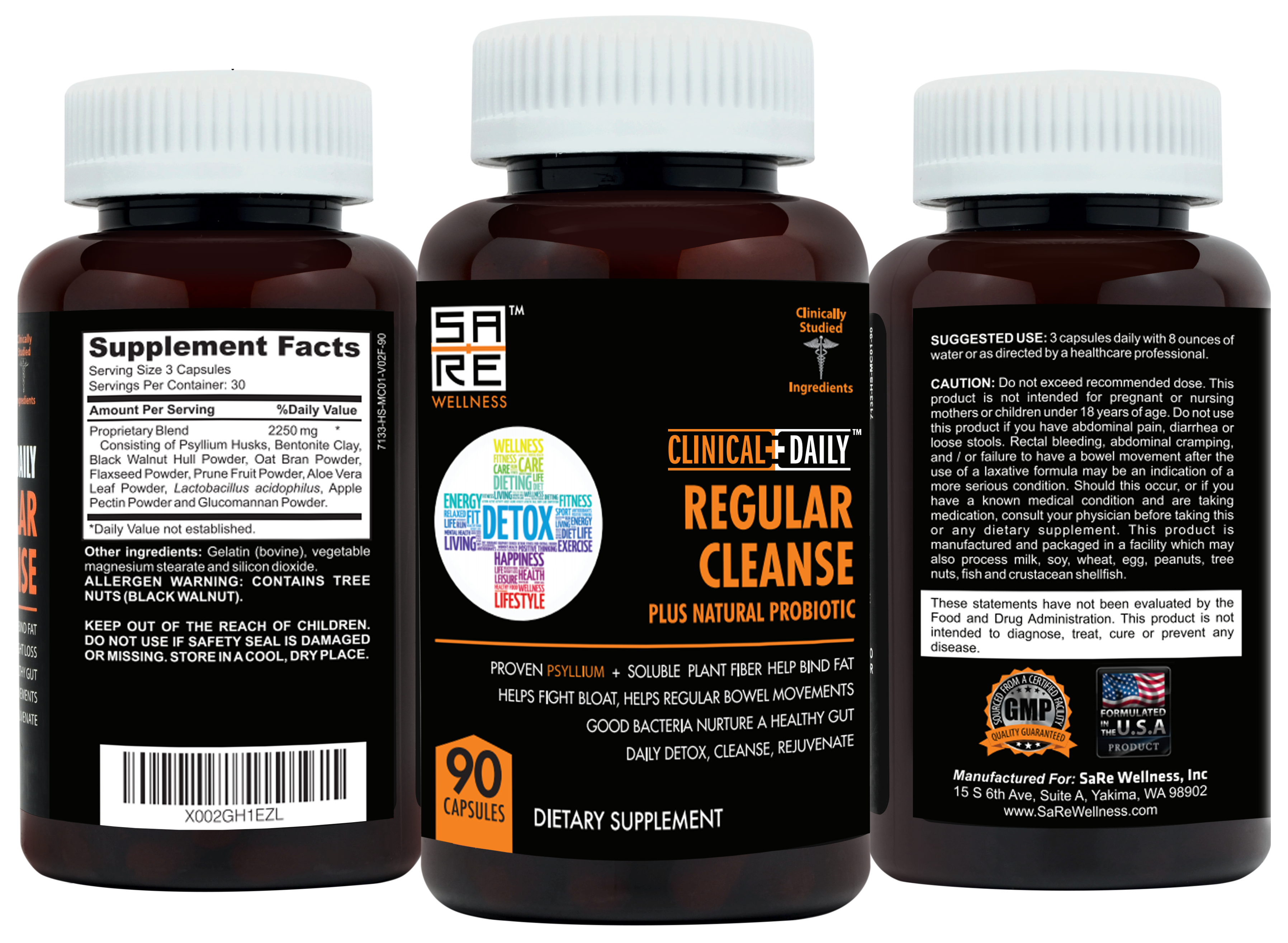 CLINICAL DAILY Regular Cleanse from CLINICAL DAILY by SaRe Wellness