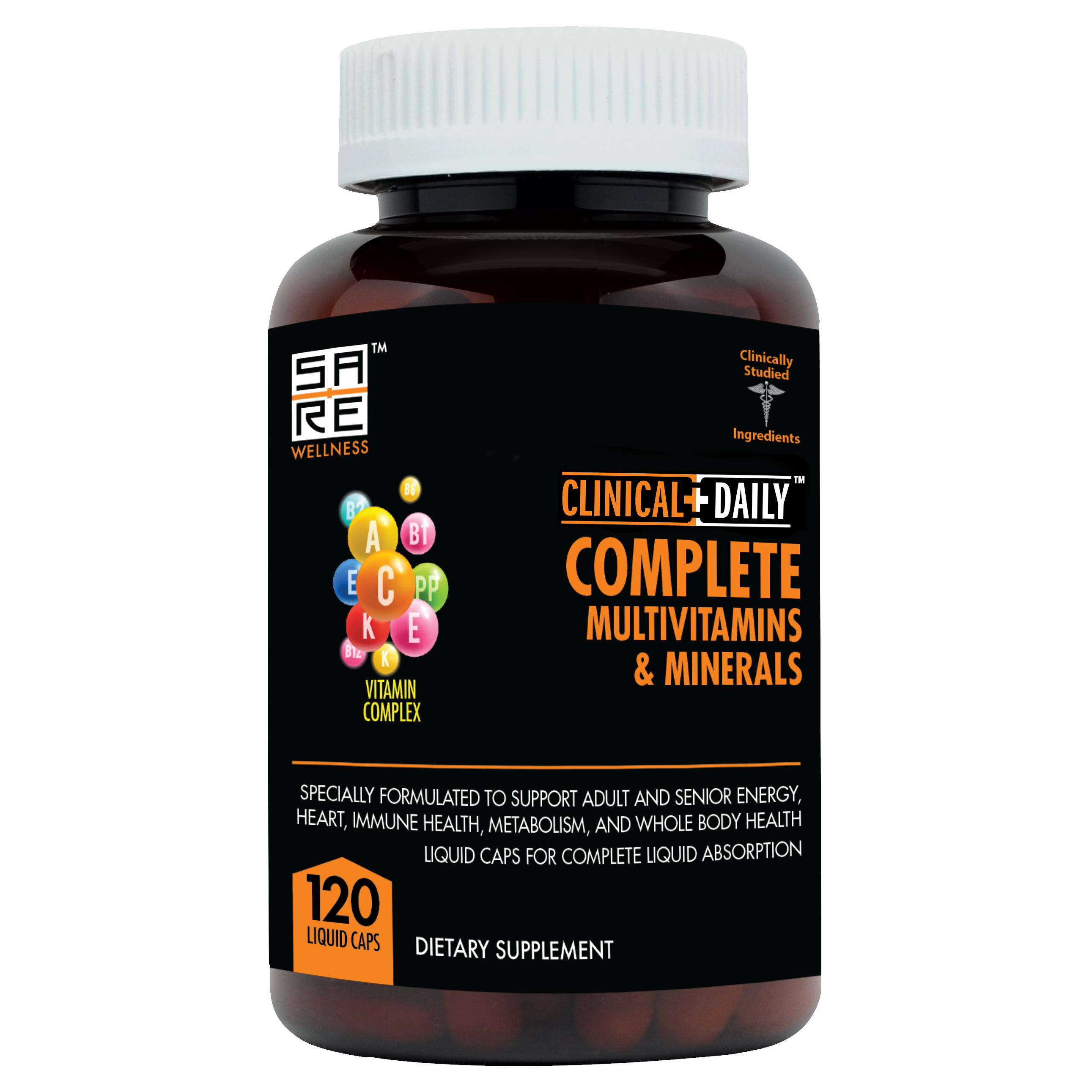 CLINICAL DAILY COMPLETE Adult Liquid Multivitamins & Minerals from CLINICAL DAILY by SaRe Wellness