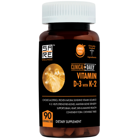 Image of CLINICAL DAILY Vitamin D-3 With K-2 from CLINICAL DAILY by SaRe Wellness