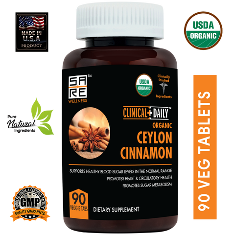 Image of CLINICAL DAILY Organic Ceylon Cinnamon from CLINICAL DAILY by SaRe Wellness