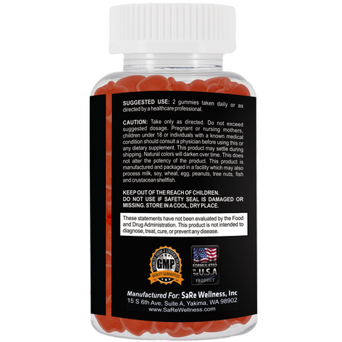 Image of CLINICAL DAILY Apple Cider Vinegar Gummies. Gluten Free Gummies for Women and Men Support Immune Function and Healthy Metabolism from SaRe Wellness - Where Healthy Families Thrive