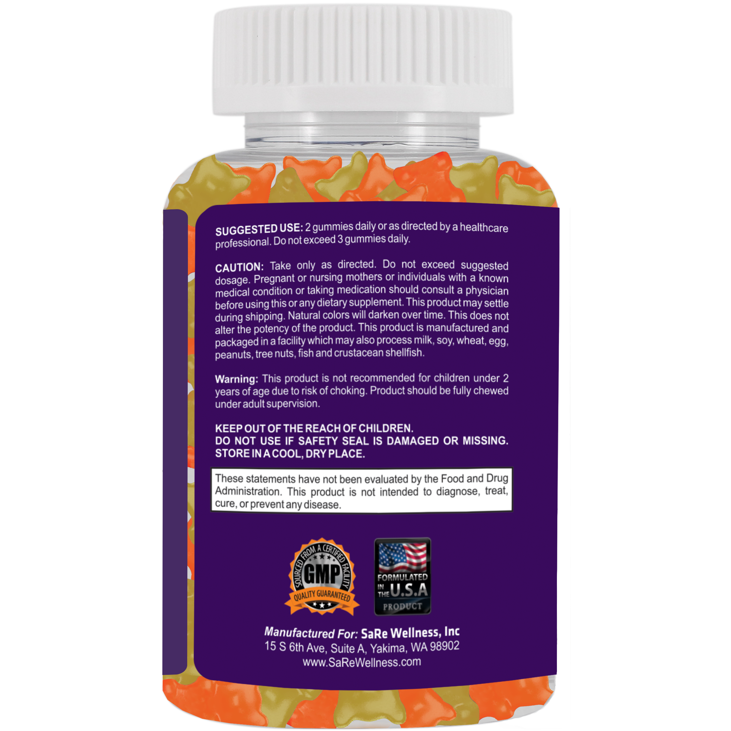 CLINICAL DAILY COMPLETE Kid's Gummy Multivitamins and Minerals from CLINICAL DAILY by SaRe Wellness