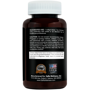 CLINICAL DAILY Pure Natural Fish Oil Omega 3 DHA EPA 1000 mg capsules from CLINICAL DAILY by SaRe Wellness